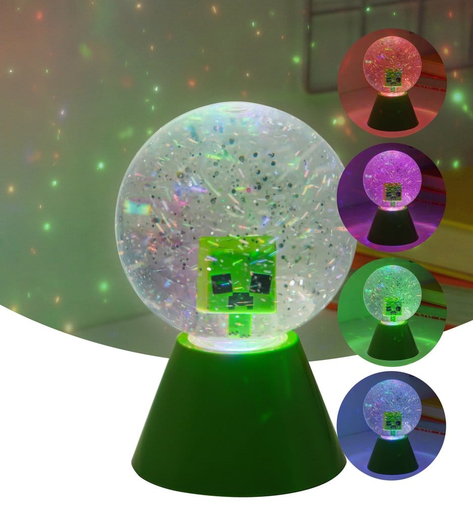 Minecraft Leuchte LED Glitter Ball Image 4