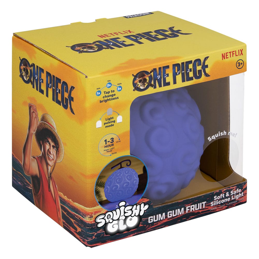 One Piece Squishy Glo Silikon-Leuchte Gum Gum Fruit 15 cm Image 3