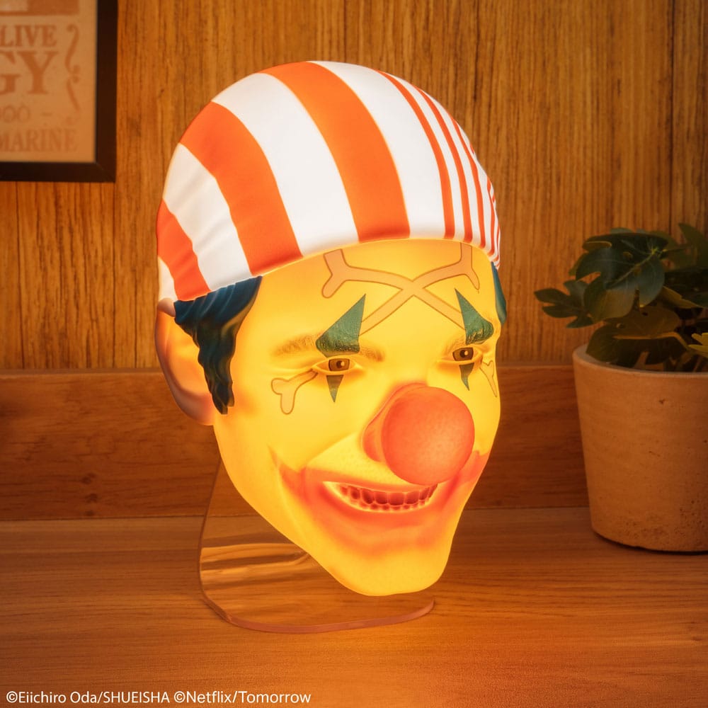 One Piece 3D LED Leuchte Buggy Mask Image 2