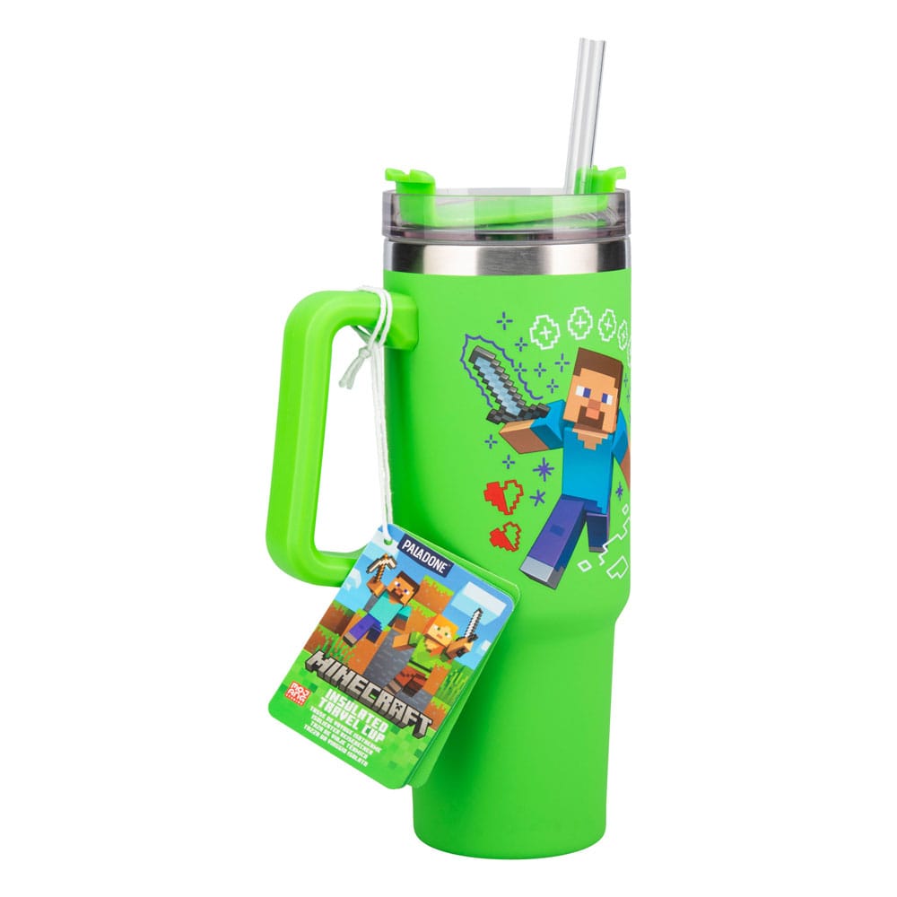 Minecraft Trinkbecher To Go Green Image 3