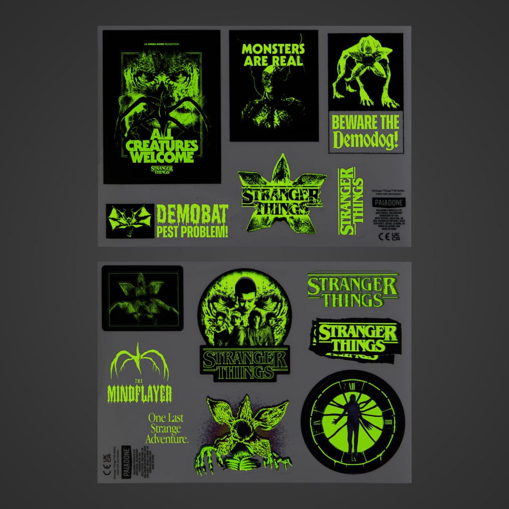 Stranger Things 5 Gadget-Aufkleber Glow in the Dark Image 3