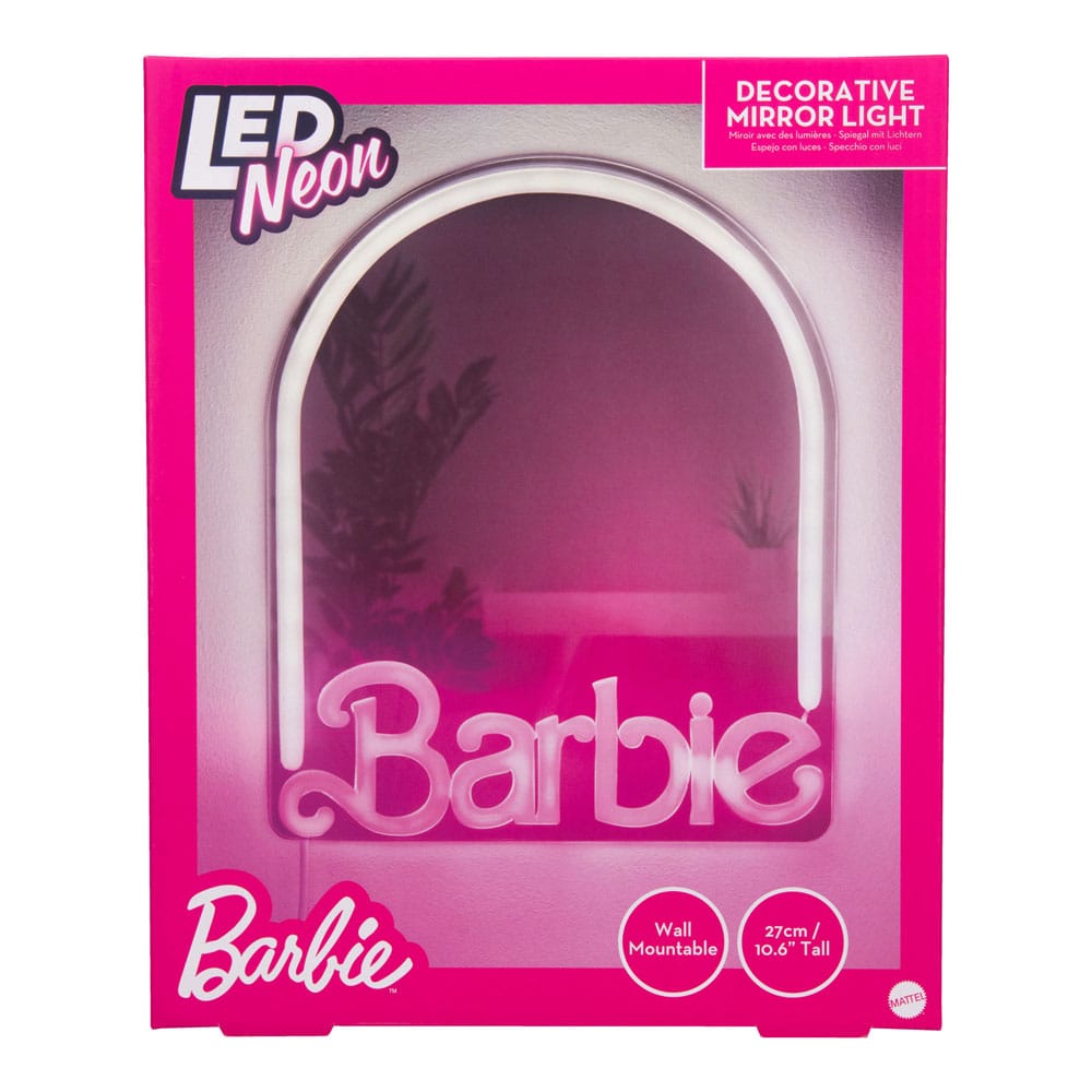 Barbie Wand-Spiegel Neon 27 cm Image 4