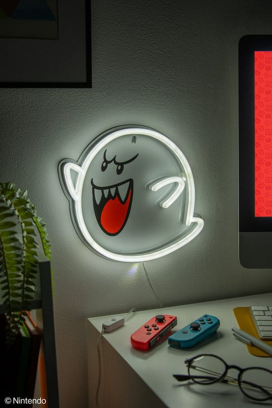 Super Mario LED Neon Wandleuchte Boo 23 x 23 cm Image 2