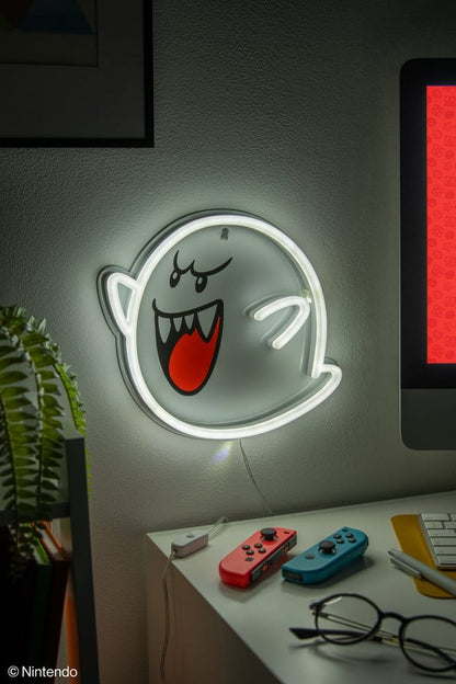 Super Mario LED Neon Wandleuchte Boo 23 x 23 cm Image 2