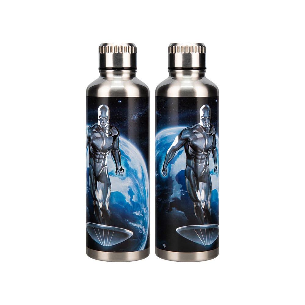 Fantastic Four Metal Trinkflasche Silver Surfer Image 1