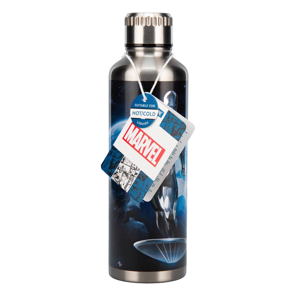 Fantastic Four Metal Trinkflasche Silver Surfer Image 2
