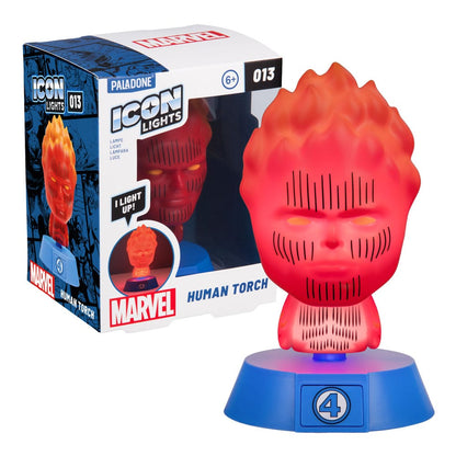 Fantastic Four Icons Leuchte Human Torch 11 cm Image 2