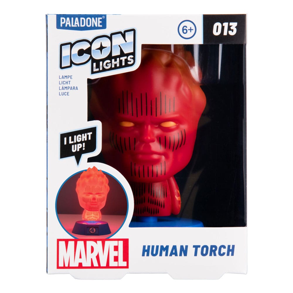 Fantastic Four Icons Leuchte Human Torch 11 cm Image 5