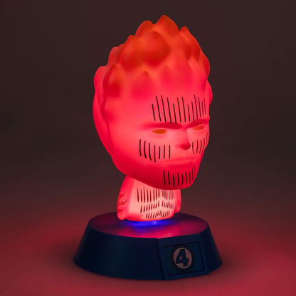 Fantastic Four Icons Leuchte Human Torch 11 cm Image 9