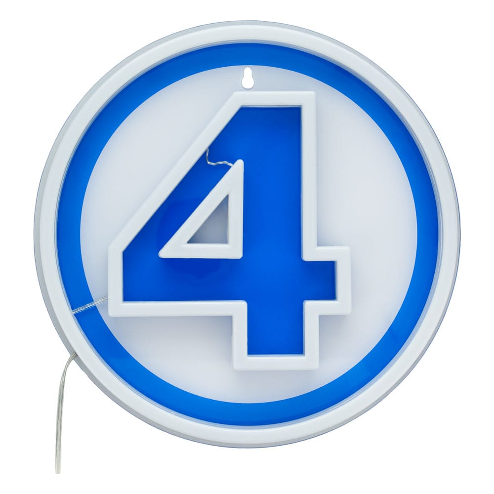 Fantastic Four LED Wandleuchte Logo Neon Image 1