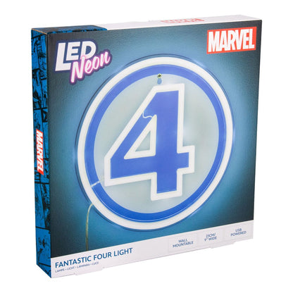 Fantastic Four LED Wandleuchte Logo Neon Image 4