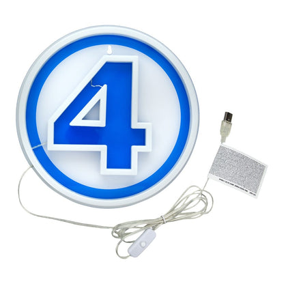 Fantastic Four LED Wandleuchte Logo Neon Image 5