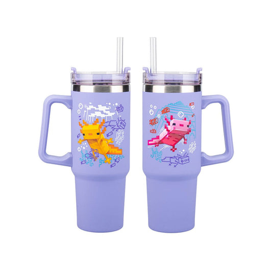 Minecraft Trinkbecher To Go Purple Image 1