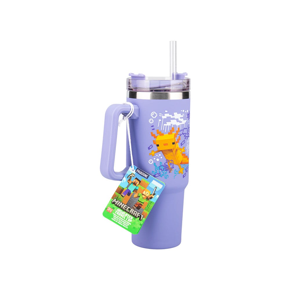 Minecraft Trinkbecher To Go Purple Image 3