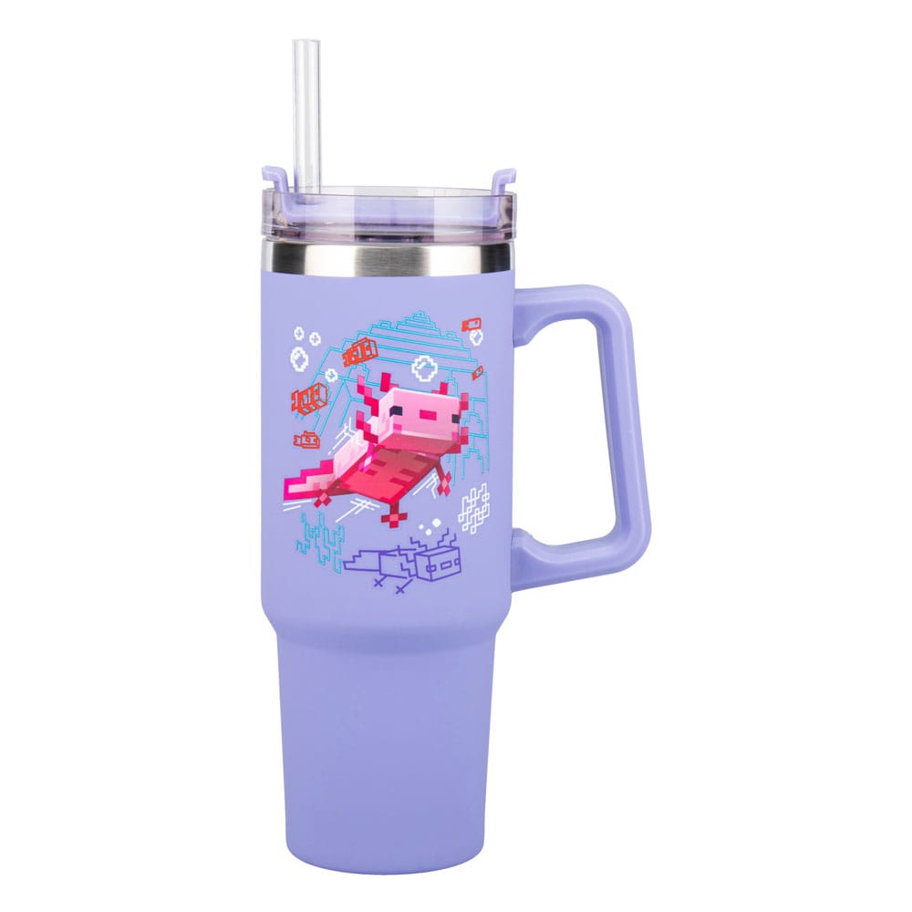 Minecraft Trinkbecher To Go Purple Image 4