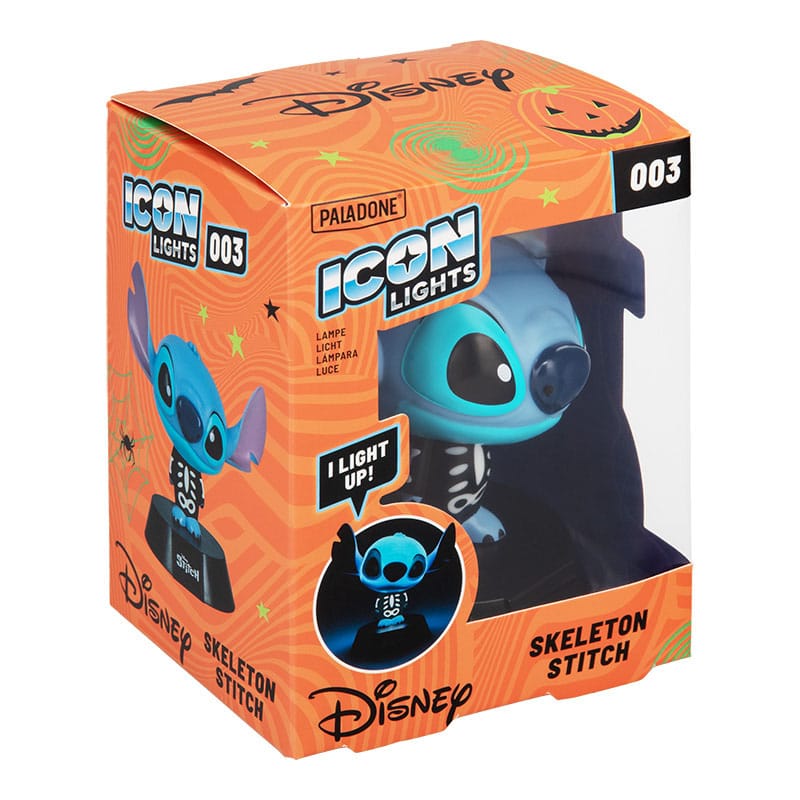 Lilo & Stitch Skelett Icons Leuchte Stitch 11 cm Image 3