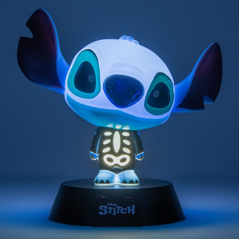 Lilo & Stitch Skelett Icons Leuchte Stitch 11 cm Image 4