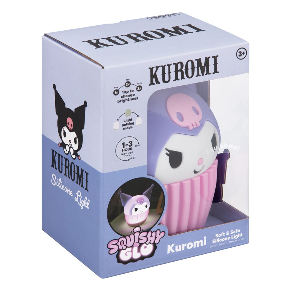 Sanrio Squishy Glo Silikon-Leuchte Kuromi 15 cm Image 3