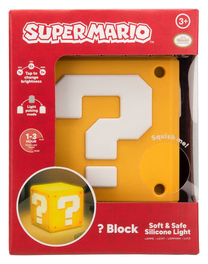 Super Mario SquishyGlo Silikon-Leuchte Question Block Rechargeable 13 cm Image 2