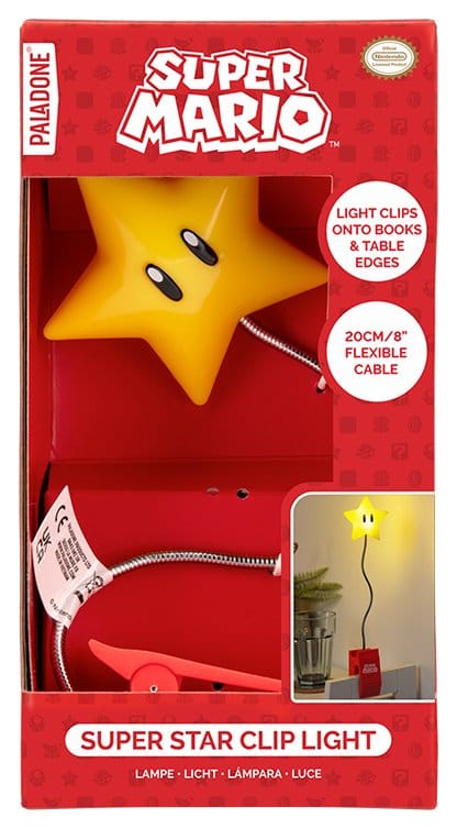 Super Mario Leuchte Super Star Clip 33 cm Image 3