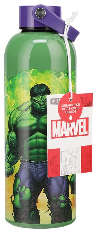 Marvel Universe Metall Trinkflasche Hulk mit Trageschlaufe Image 2
