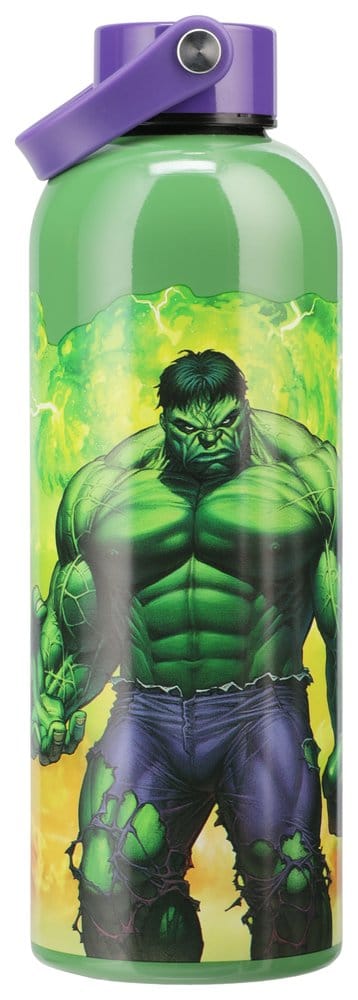 Marvel Universe Metall Trinkflasche Hulk mit Trageschlaufe Image 1