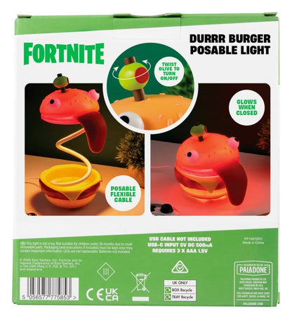 Fortnite Leuchte Durrr Burger Posable 30 cm Image 4