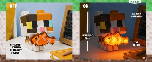 Minecraft GloBuddies Leuchte Cat 15 cm Image 2