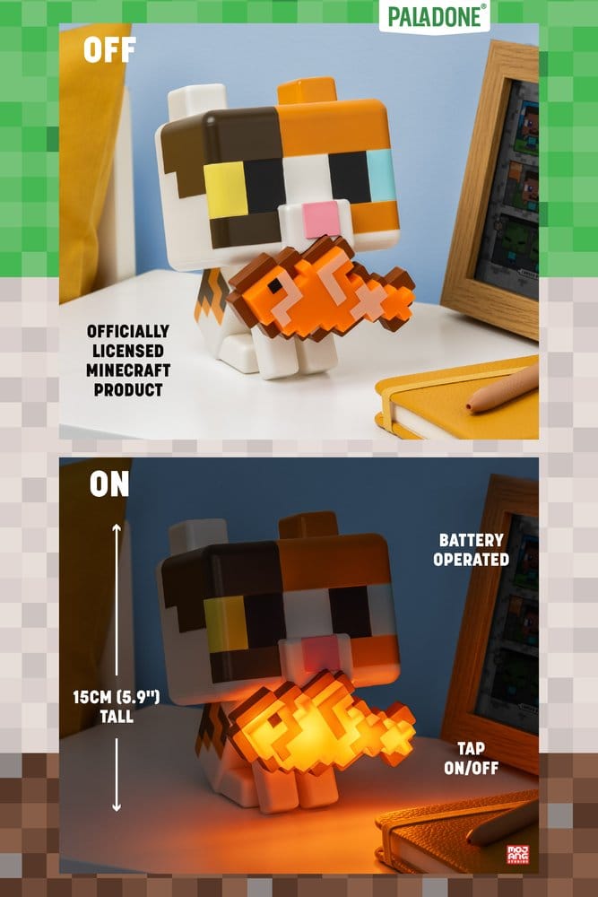 Minecraft GloBuddies Leuchte Cat 15 cm Image 3