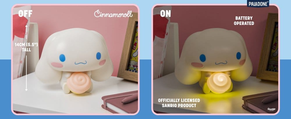 Sanrio GloBuddies Leuchte Cinnamoroll 14 cm Image 2