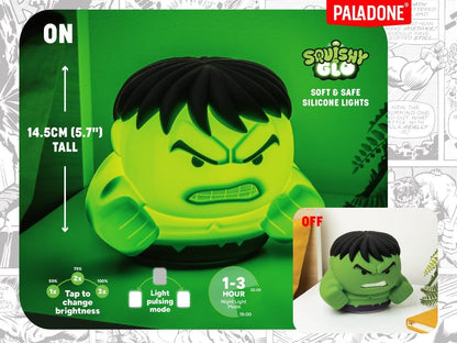 Marvel Universe SquishyGlo Silikon-Leuchte Hulk Rechargeable 15 cm Image 3
