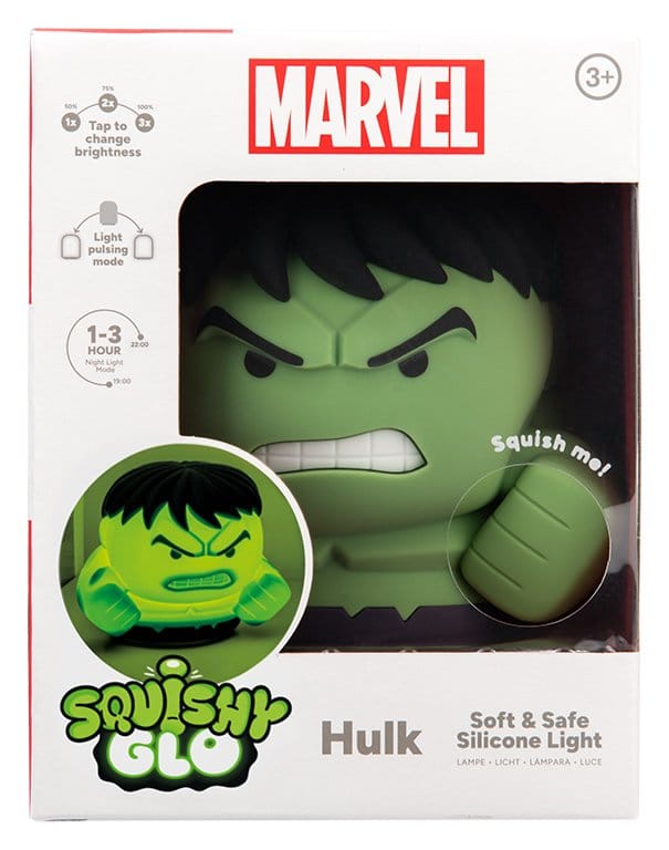 Marvel Universe SquishyGlo Silikon-Leuchte Hulk Rechargeable 15 cm Image 7