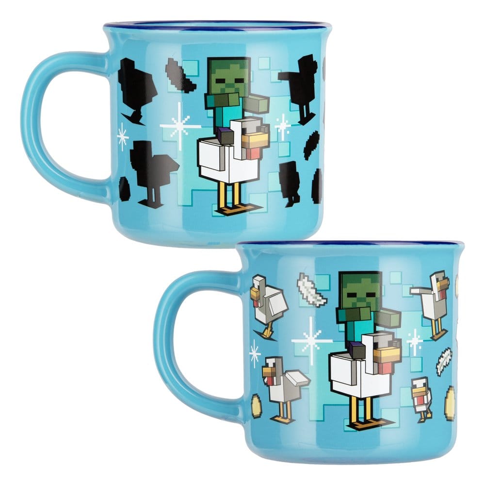 Minecraft Tasse mit Thermoeffekt Chicken Jockey Image
