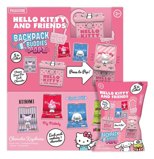 Sanrio Friends Popz Backpack Buddies Blind Box Sortiment Hello Kitty (24) Image