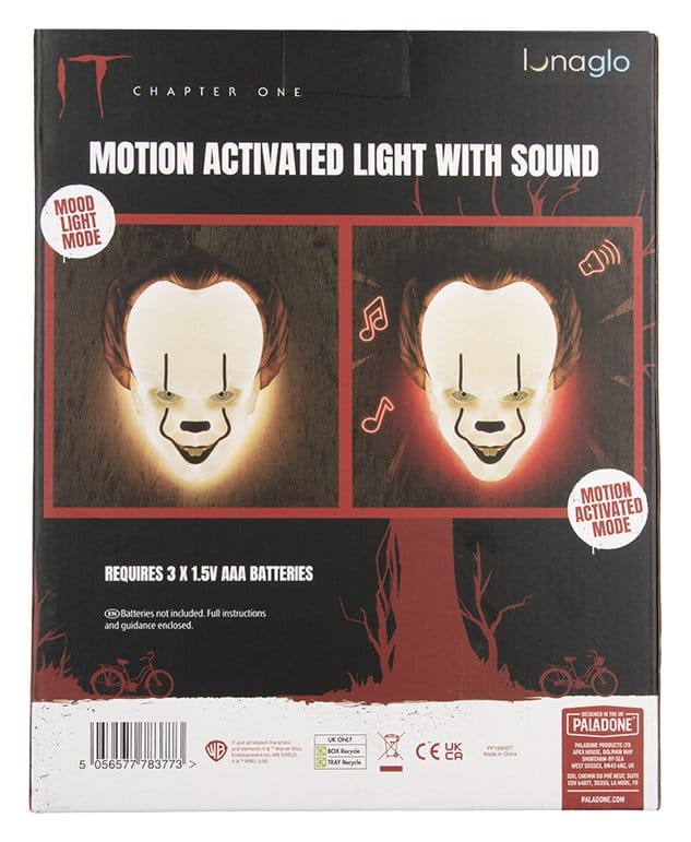 Es Leuchte Pennywise Mask Motion Sensor 25 cm Image 2