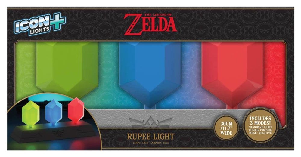 The Legend of Zelda Icon Light Plus Leuchte Rupee 30 cm Image 1