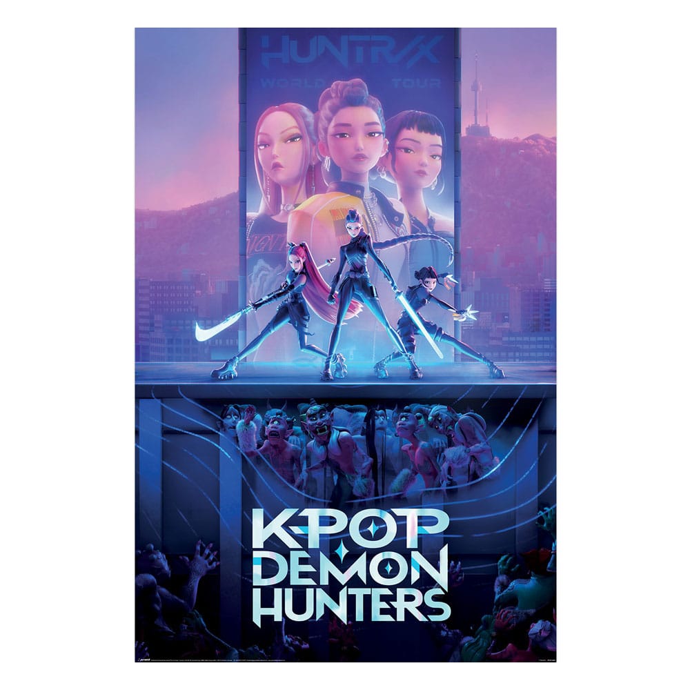 KPop Demon Hunters Poster Set Movie Key Art 61 x 91 cm (4) Image 1