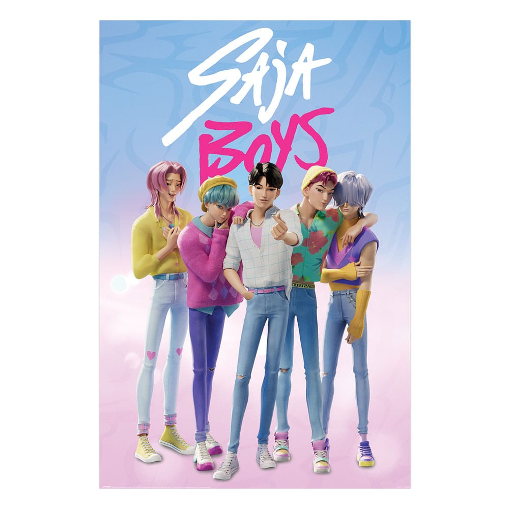 KPop Demon Hunters Poster Set Saja Boys 61 x 91 cm (4) Image 1