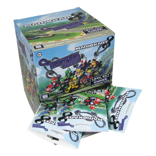 Mario Kart 8 Taschenanhänger Backpack Buddies Mystery Bags Display (24) Image 1