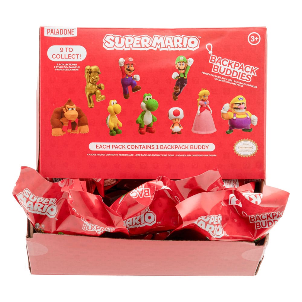 Super Mario Taschenanhänger Backpack Buddies Mystery Bags Display (24) Image 1