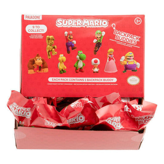 Super Mario Taschenanhänger Backpack Buddies Mystery Bags Display (24) Image 1