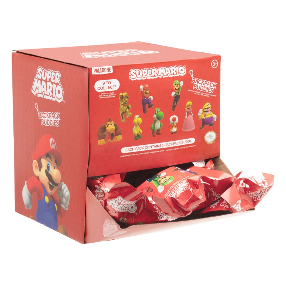 Super Mario Taschenanhänger Backpack Buddies Mystery Bags Display (24) Image 10