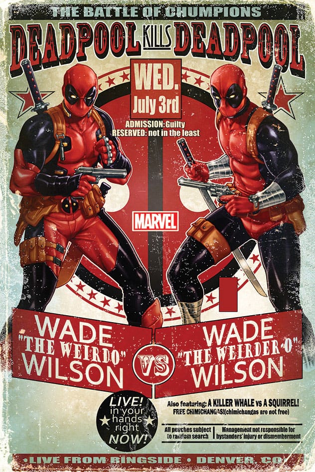 Marvel Poster Set Deadpool Wade Vs Wade 61 x 91 cm (4) Image