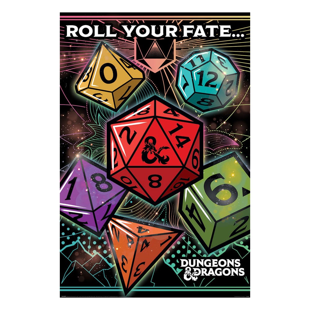 Dungeons & Dragons Poster Set Roll Your Fate 61 x 91 cm (4) Image