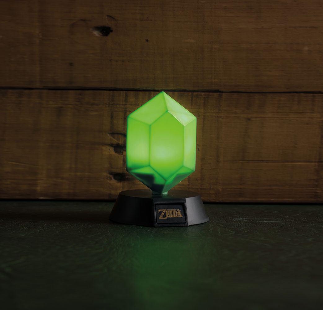 Legend of Zelda 3D Lampe Grüner Rubin 10 cm Image 1