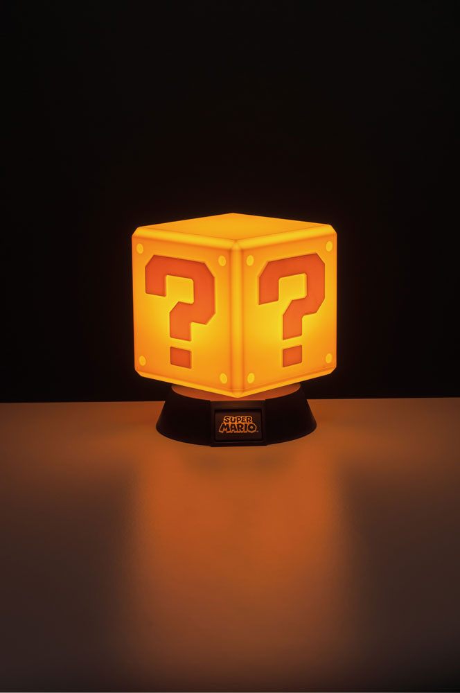 Super Mario 3D Lampe Fragezeichen-Block 10 cm Image 1