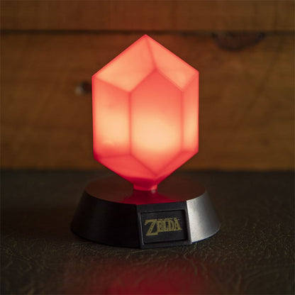 The Legend of Zelda 3D Icon Lampe Red Rupee 10 cm Image 2