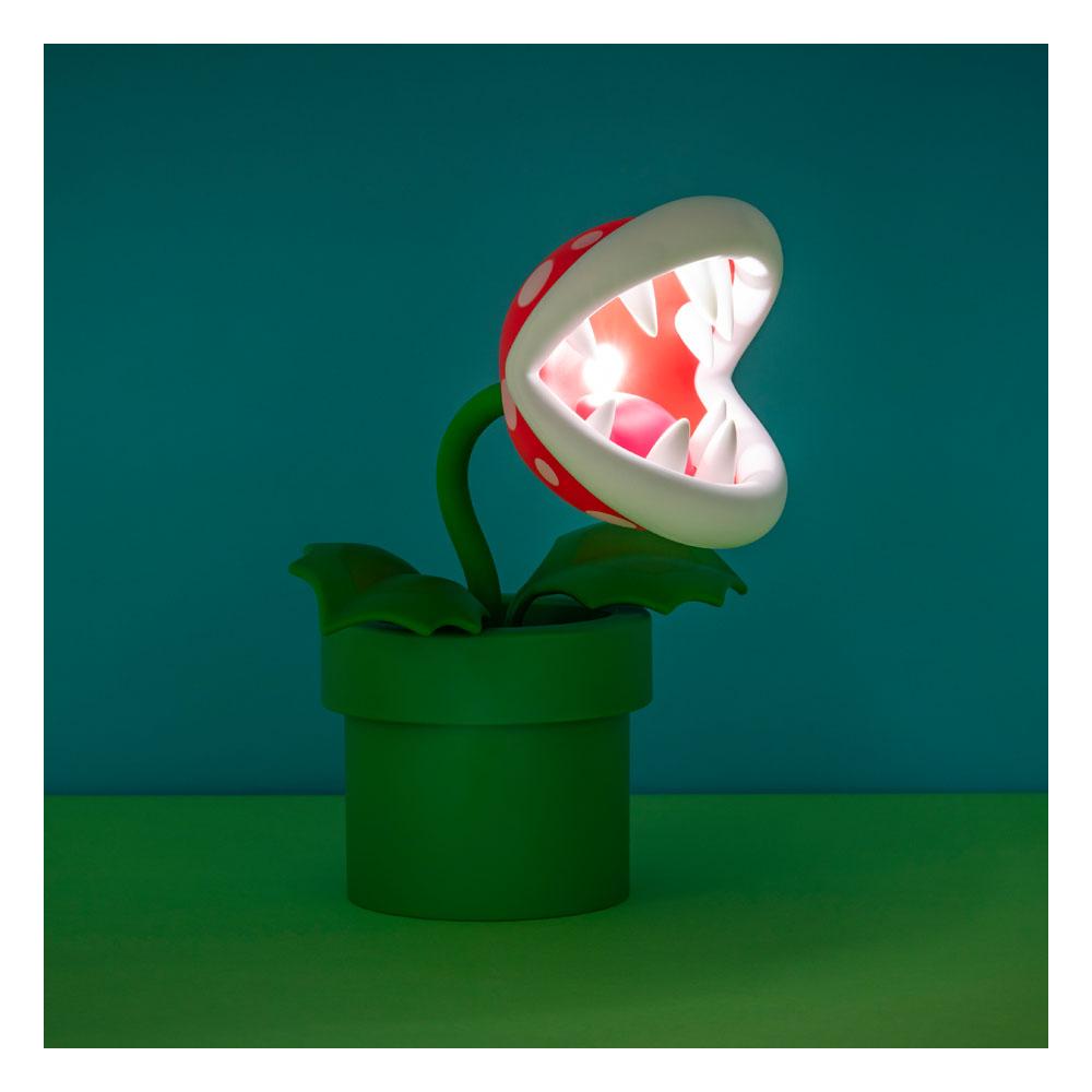 Super Mario Nachttischlampe Mini Piranha Plant Image 6