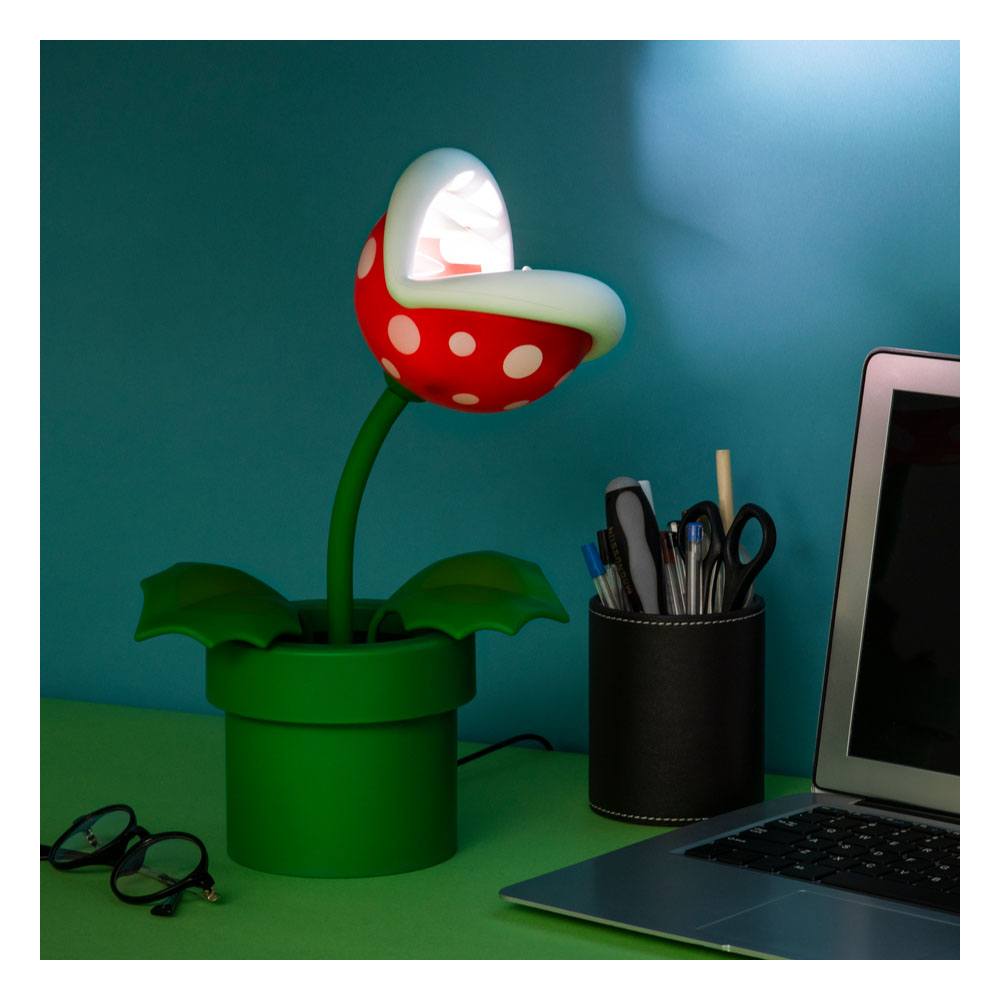 Super Mario Nachttischlampe Mini Piranha Plant Image 8