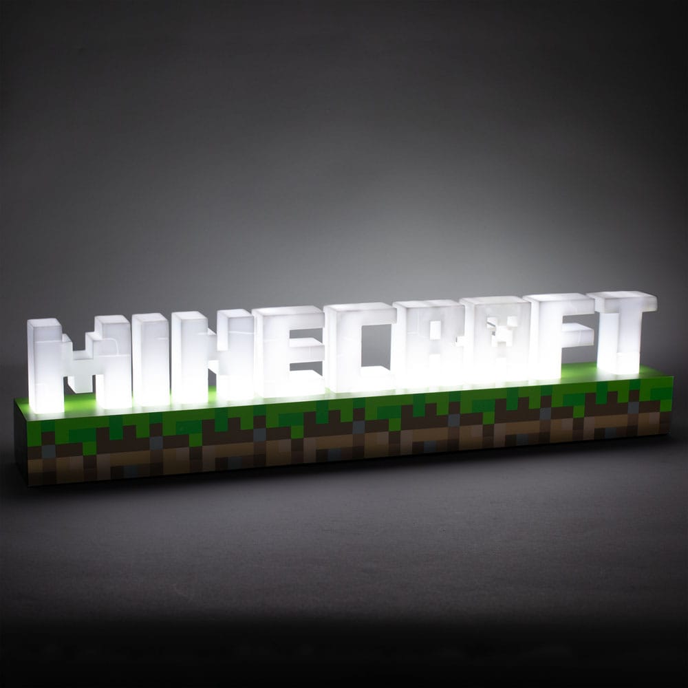 Minecraft Leuchte Logo 41 cm Image 5